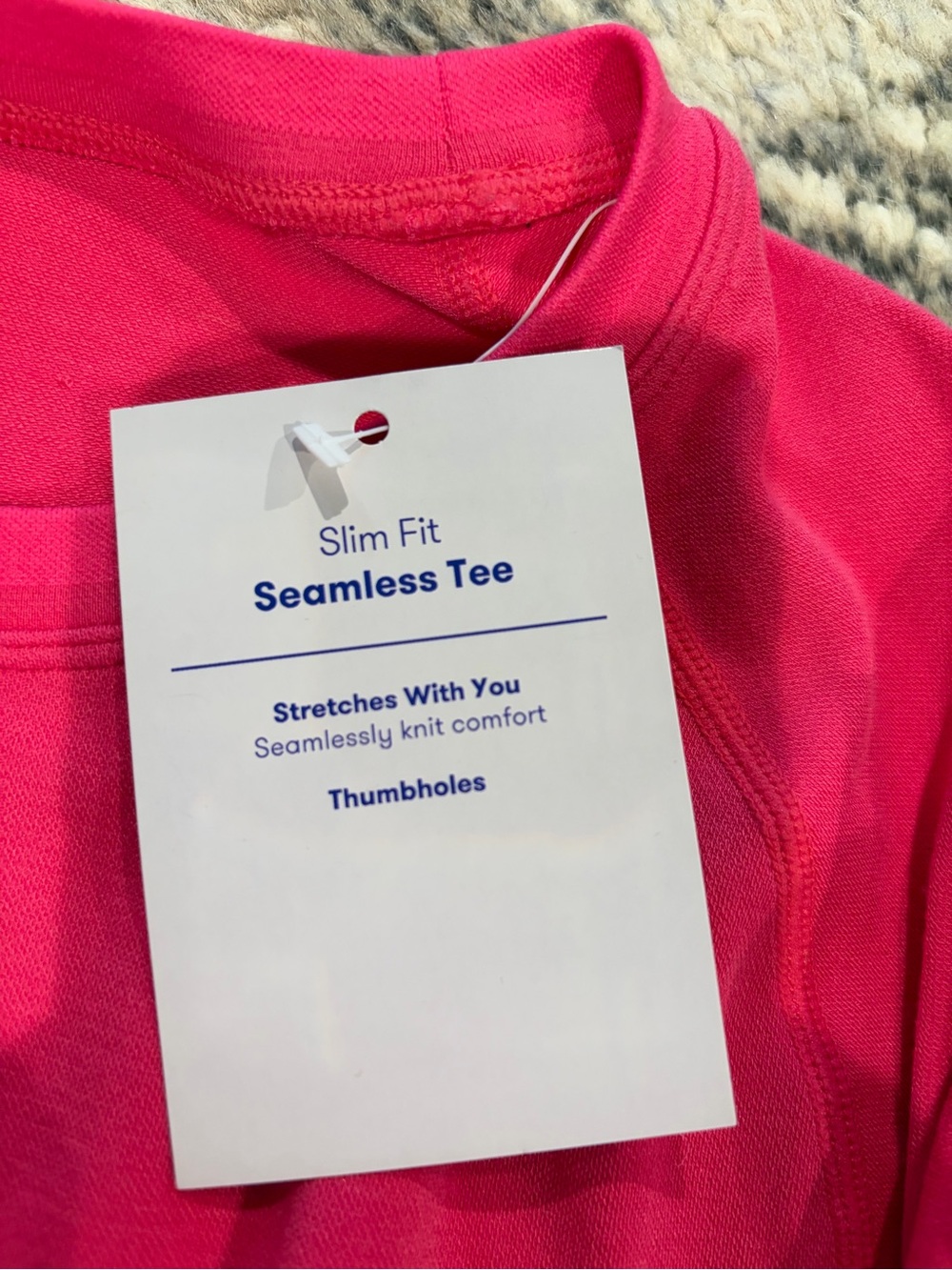 JoyLab women’s Bright Hot Pink Crewneck Sweatshirt - Picture 4 of 5